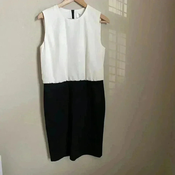 HUGO BOSS Domona Colorblock Sheath Dress Size 6 - Picture 2 of 13